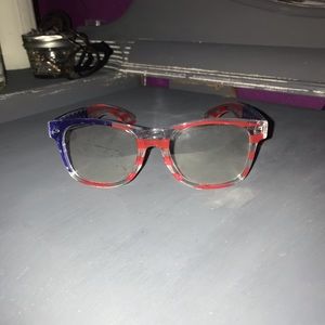 American flag dress up glasses